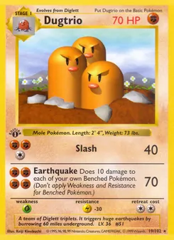 Kaart Dugtrio