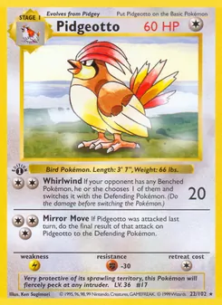 Kaart Pidgeotto