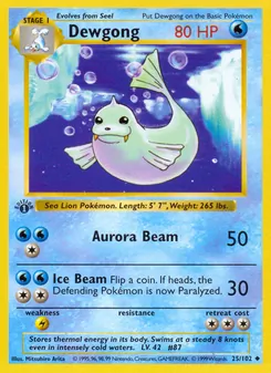 Kaart Dewgong