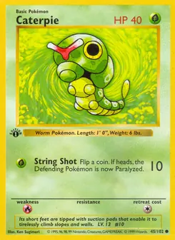 Kaart Caterpie