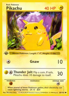Kaart Pikachu