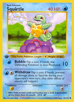 Kaart Squirtle