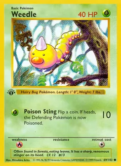 Kaart Weedle