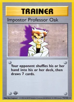 Kaart Impostor Professor Oak