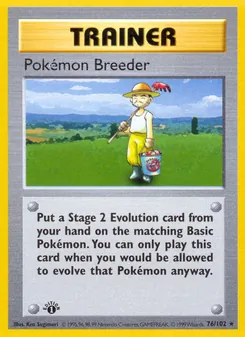 Kaart Pokémon Breeder
