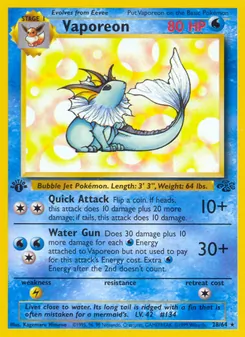 Kaart Vaporeon