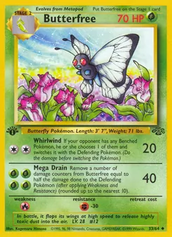 Kaart Butterfree