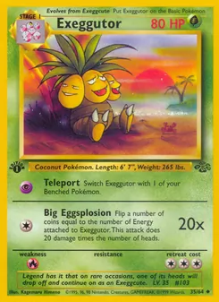 Kaart Exeggutor
