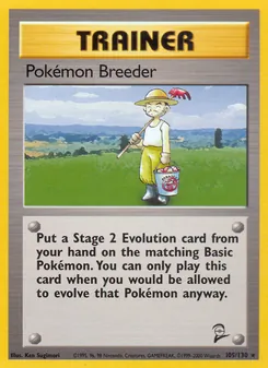 Kaart Pokémon Breeder