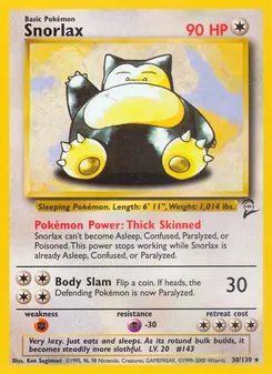 Kaart Snorlax