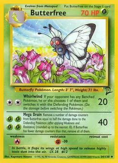 Kaart Butterfree