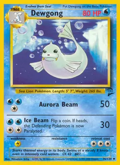 Kaart Dewgong