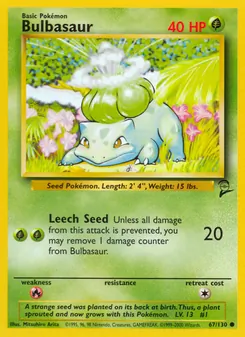 Kaart Bulbasaur