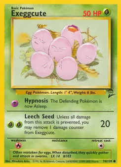 Kaart Exeggcute