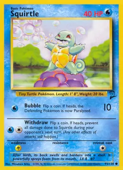 Kaart Squirtle