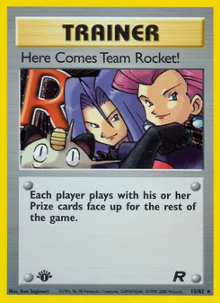 Kaart Here Comes Team Rocket!