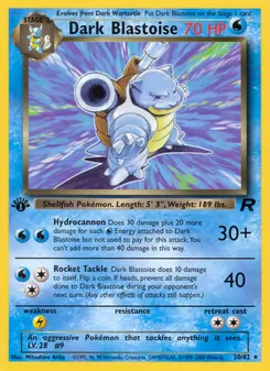 Kaart Dark Blastoise