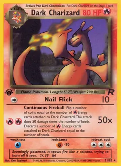 Kaart Dark Charizard