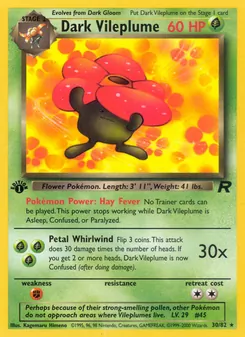 Kaart Dark Vileplume
