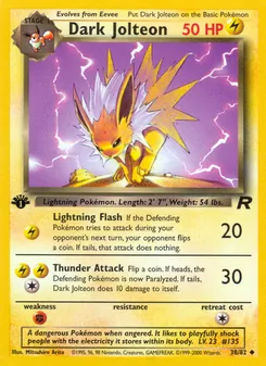 Kaart Dark Jolteon