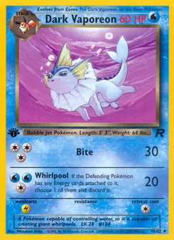Kaart Dark Vaporeon