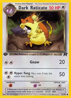 Kaart Dark Raticate