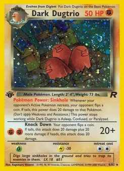 Kaart Dark Dugtrio