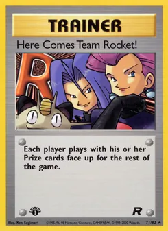 Kaart Here Comes Team Rocket!