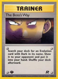 Kaart The Boss's Way