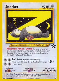 Kaart Snorlax