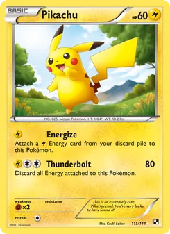Kaart Pikachu