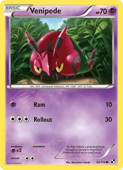 Kaart Venipede