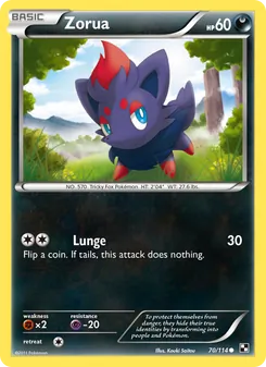 Kaart Zorua