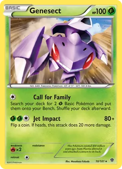 Kaart Genesect