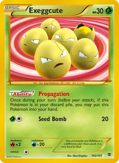 Kaart Exeggcute