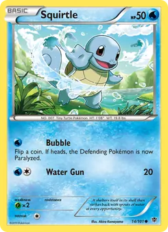 Kaart Squirtle