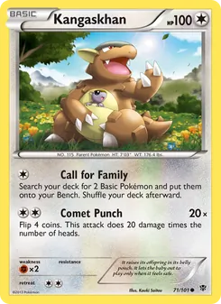 Kaart Kangaskhan