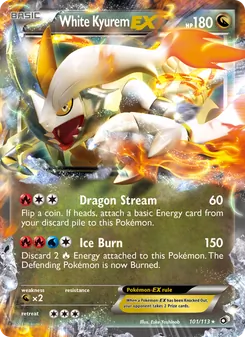 Kaart White Kyurem-EX