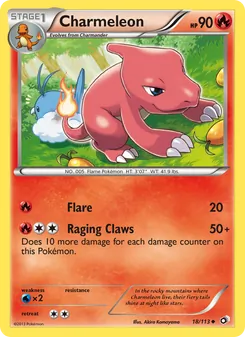 Kaart Charmeleon
