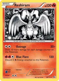 Kaart Reshiram