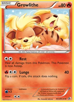 Kaart Growlithe