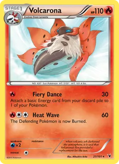 Kaart Volcarona