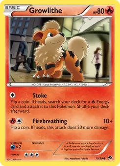 Kaart Growlithe