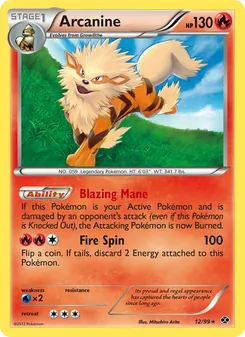 Kaart Arcanine
