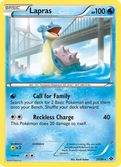 Kaart Lapras