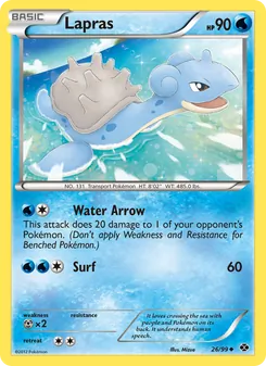 Kaart Lapras