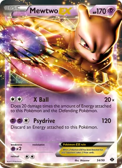 Kaart Mewtwo-EX