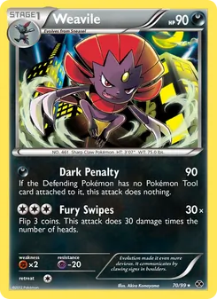 Kaart Weavile