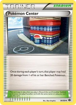 Kaart Pokémon Center