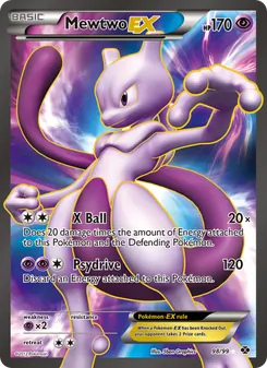 Kaart Mewtwo-EX